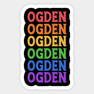 OGDEN COLORFUL CITY Sticker